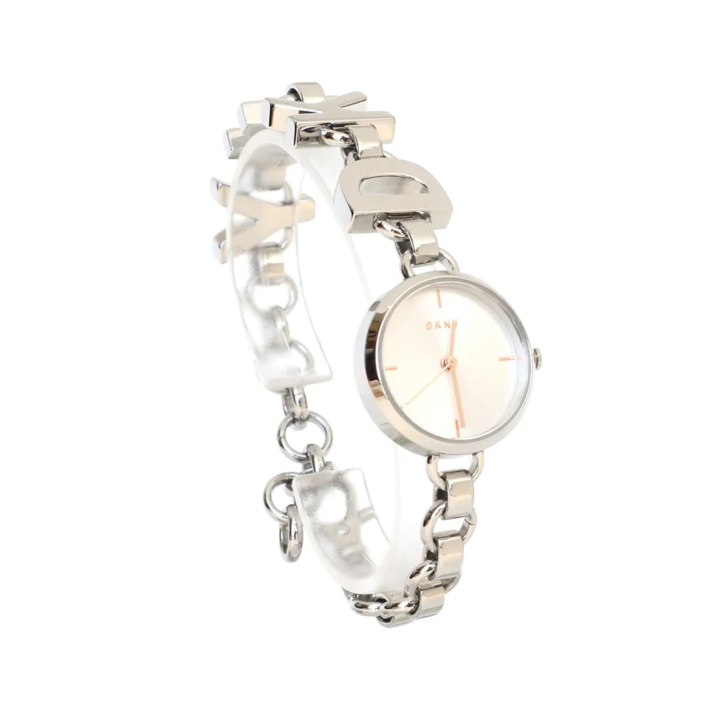 Dkny Stainless Steel Analog Watch With Metal Bracelet