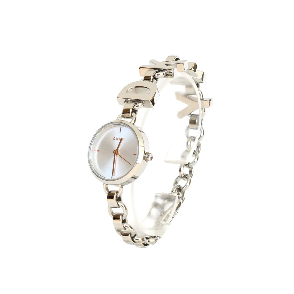 Dkny Stainless Steel Analog Watch With Metal Bracelet