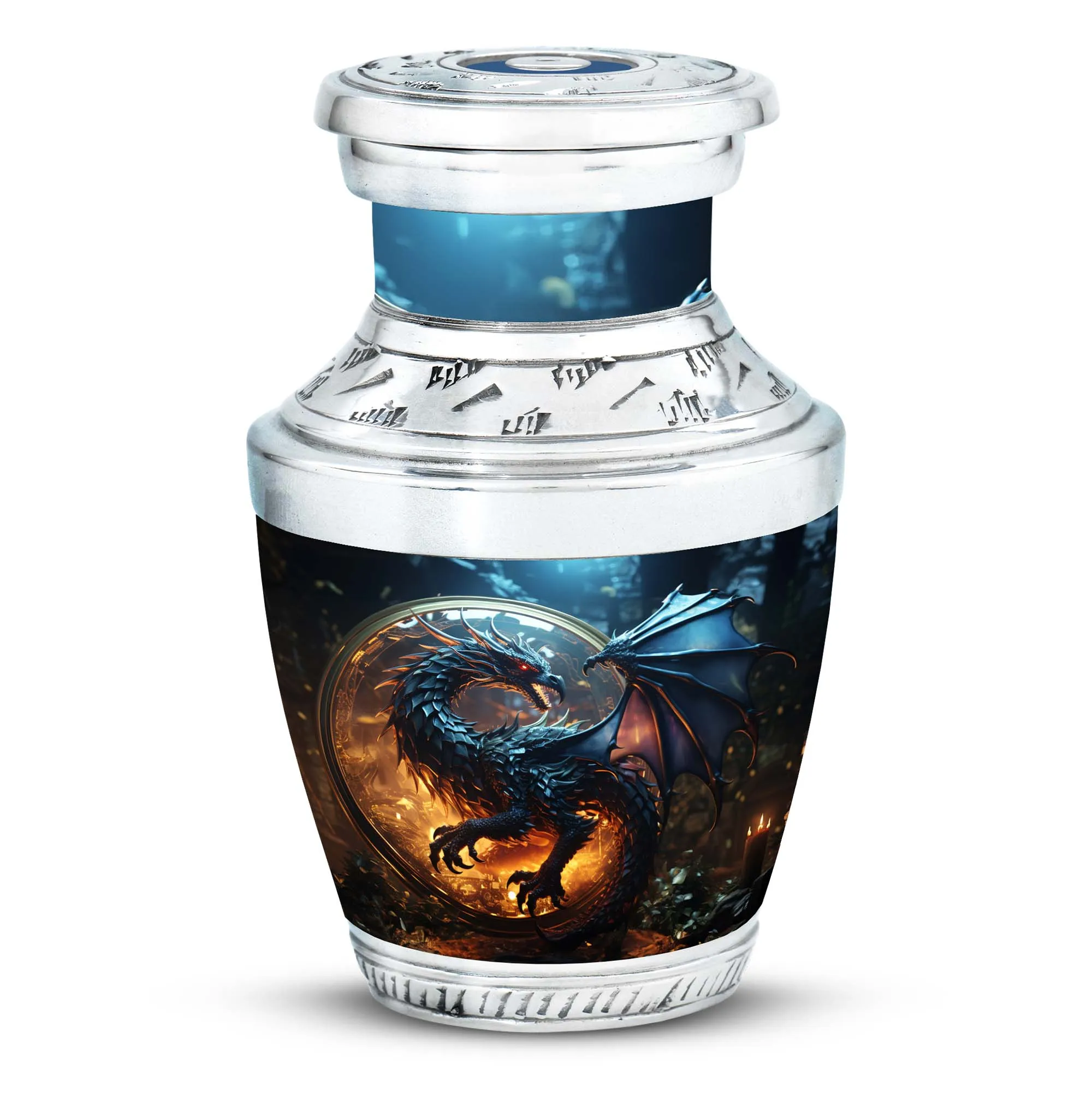 Dragon Enchanted Globe - Dragon Urns Funeral Large Cremation Urns