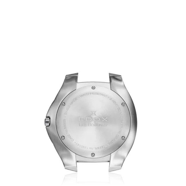 EDOX SWISS MADE 56003-3-NIN LES BÉMONTS ULTRA SLIM DATE MEN