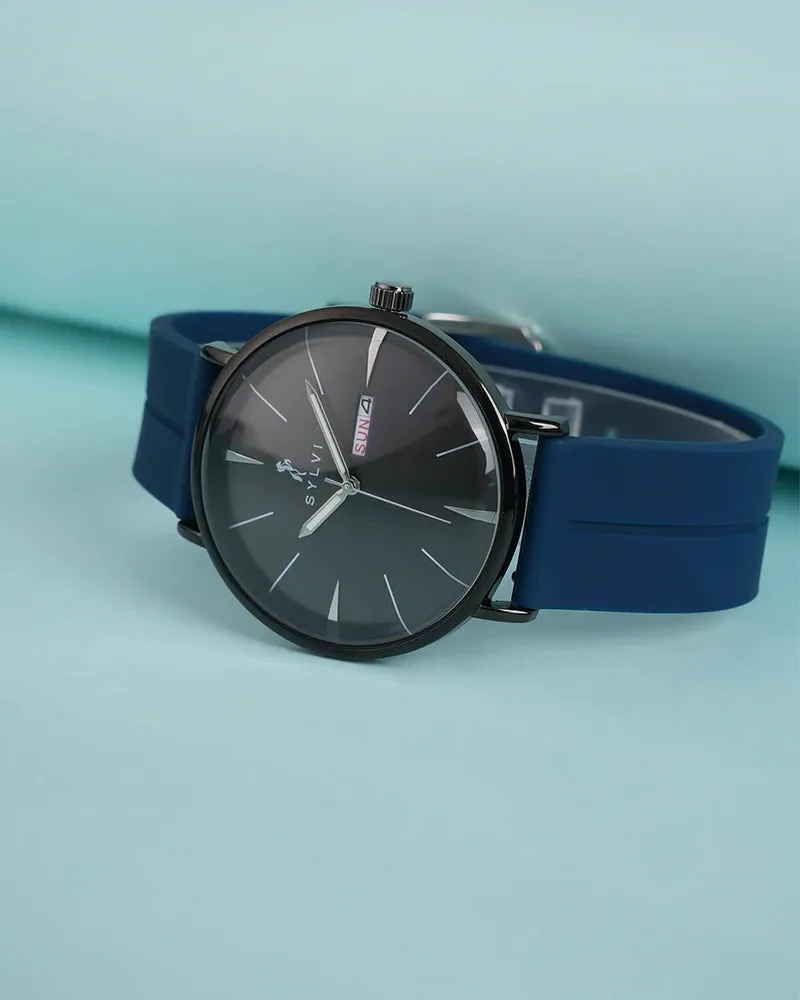 Elegadoom Black Blue Silicone