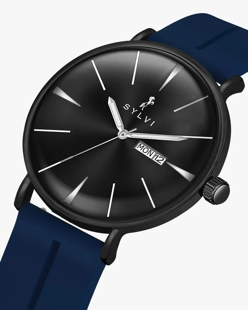 Elegadoom Black Blue Silicone