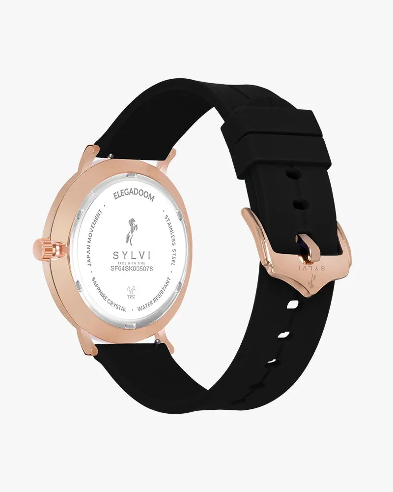 Elegadoom Black Rosegold Silicone