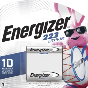 Energizer 223 e2 Lithium Photo 6-Volt Battery