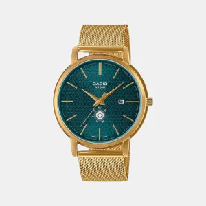 Enticer Men's Analog Stainless Steel Watch A2056 - MTP-B125MG-3AVDF