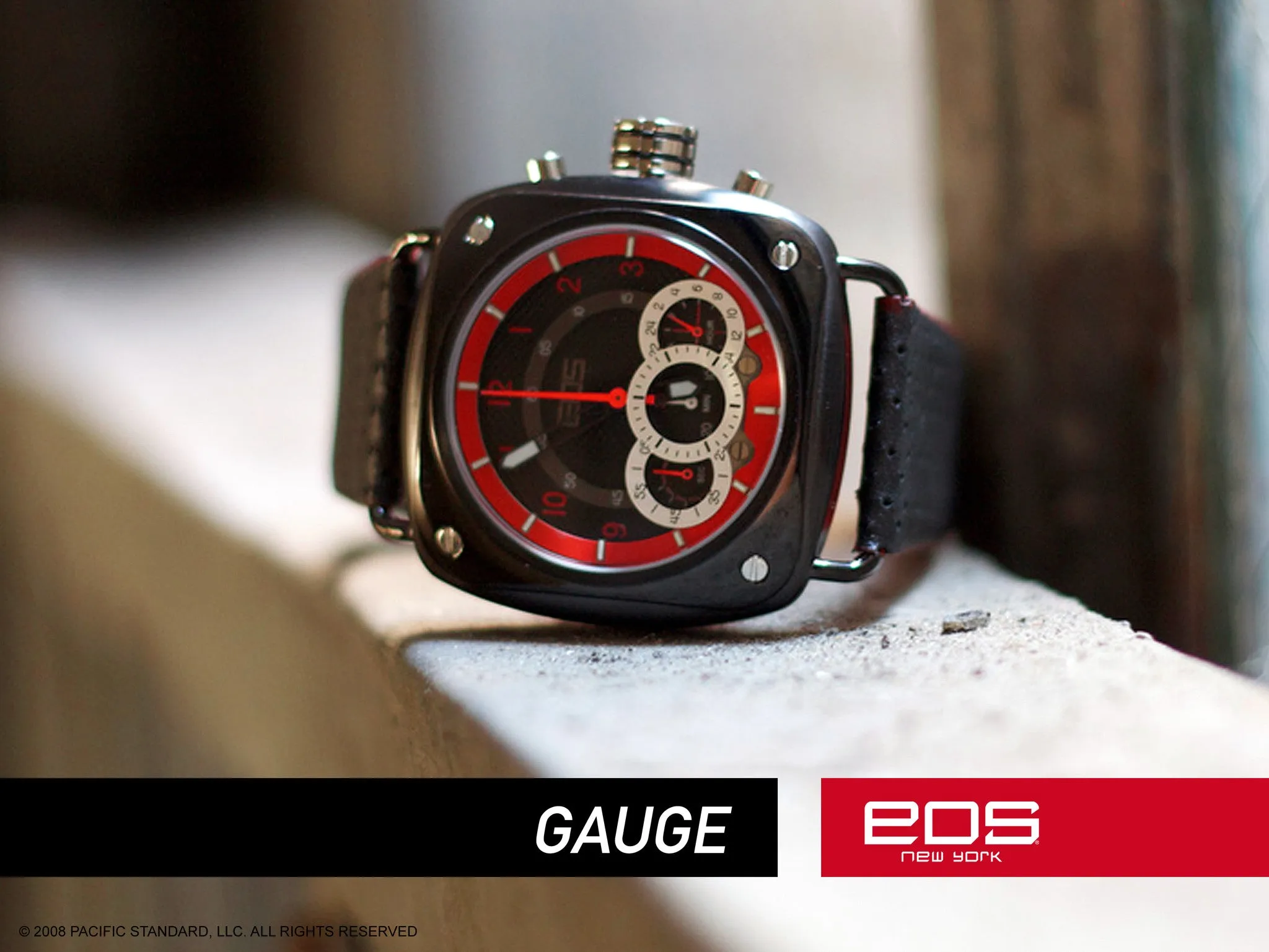 EOS New York Guage Chrono Red