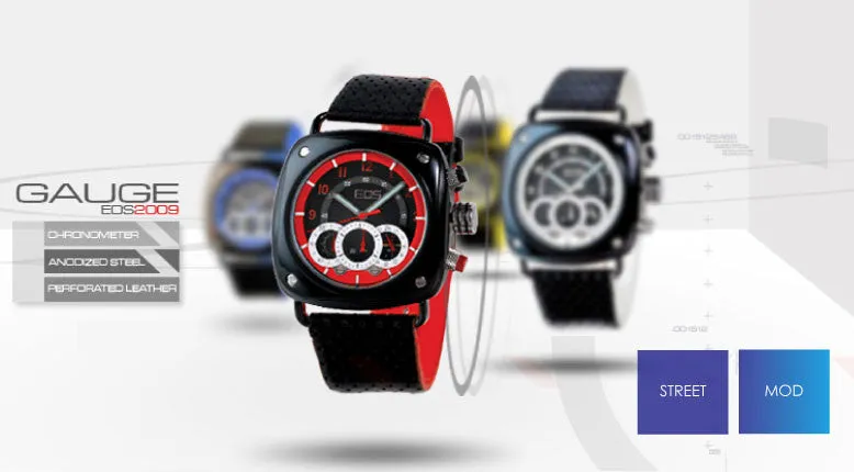 EOS New York Guage Chrono Red