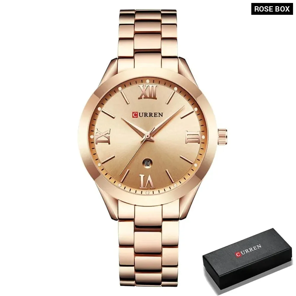 Fashion Design Gold Bracelet Wristwatches for Women