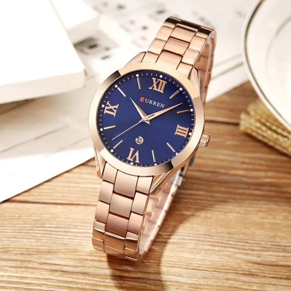 Fashion Design Gold Bracelet Wristwatches for Women