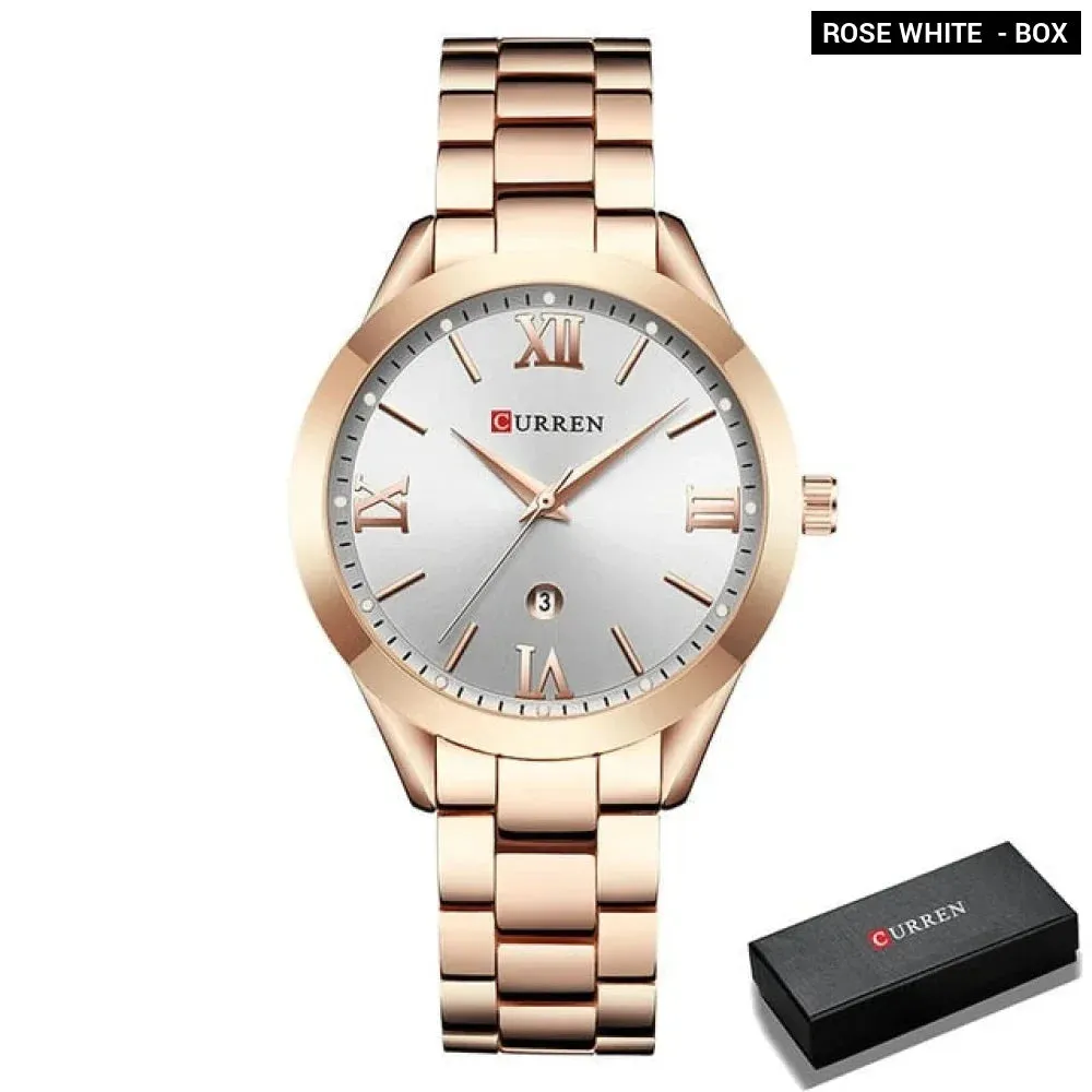 Fashion Design Gold Bracelet Wristwatches for Women