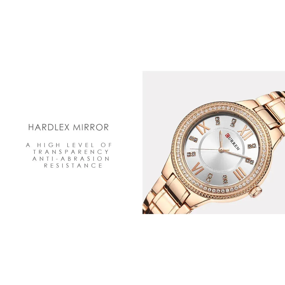 Fashion Design Gold Bracelet Wristwatches for Women