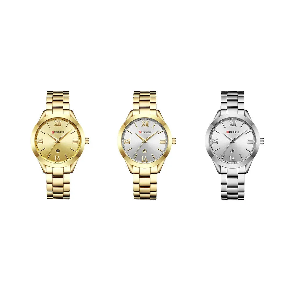 Fashion Design Gold Bracelet Wristwatches for Women