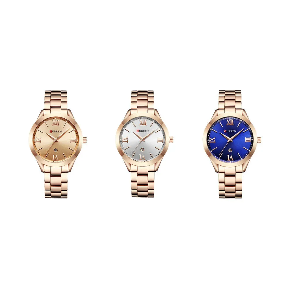 Fashion Design Gold Bracelet Wristwatches for Women