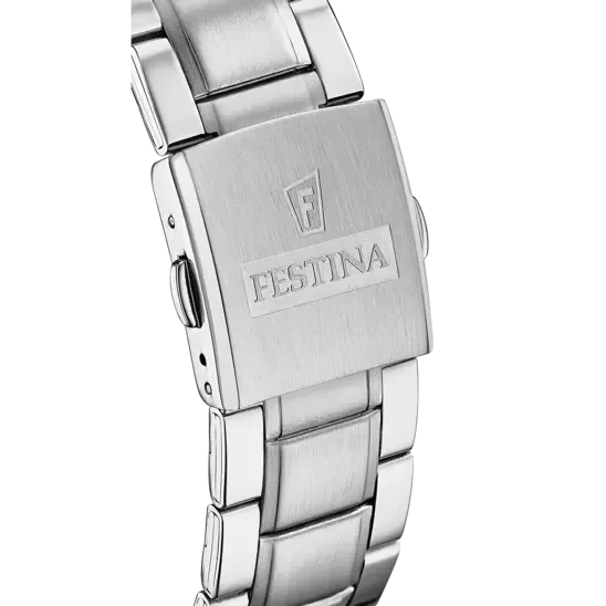 Festina Men's Chrono Black Dial Watch