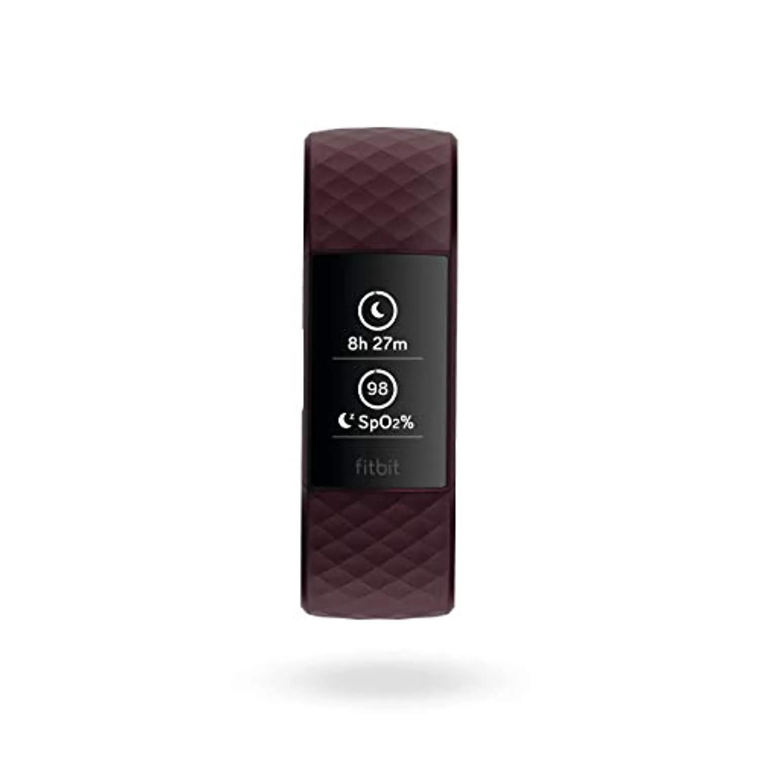 Fitbit Charge 4 Fitness and Activity Tracker with Built-in GPS, Heart Rate, Sleep & Swim Tracking, Rosewood/Rosewood, One Size (S &L Bands Included)
