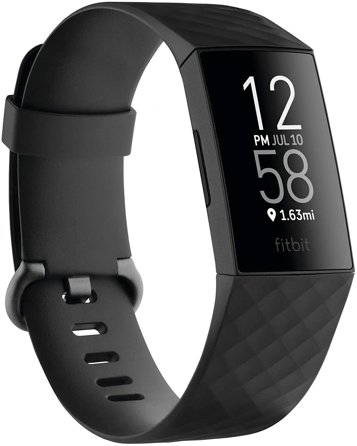 Fitbit Charge 4 Fitness and Activity Tracker with Built-in GPS, Heart Rate, Sleep & Swim Tracking, Rosewood/Rosewood, One Size (S &L Bands Included)