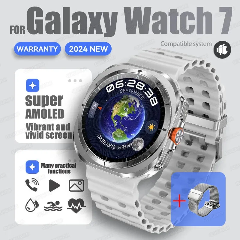 For Samsung Galaxy Watch 7 Ultra Smart Watch Men 32GB Memory NFC Bluetooth Call IP68 Waterproof Outdoor Sport Watch New Upgraded