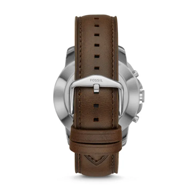 Fossil Ftw1156 Q Grant Hybrid Smartwatch Leather Strap Brown