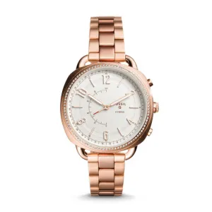 Fossil FTW1208 Hybrid Q Accomplice Rosegold Tone Stainless Steel Smartwatch