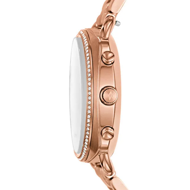 Fossil FTW1208 Hybrid Q Accomplice Rosegold Tone Stainless Steel Smartwatch
