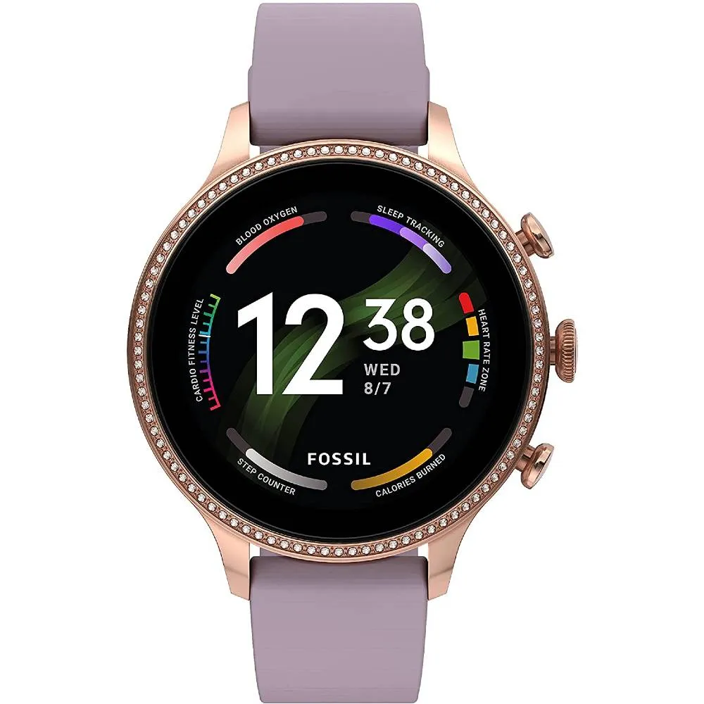 Fossil Gen 6 42mm Touchscreen Smartwatch with Alexa Built-In, Heart Rate, Blood Oxygen, GPS, Contactless Payments, Speaker, Smartphone Notifications | Multiple Colors