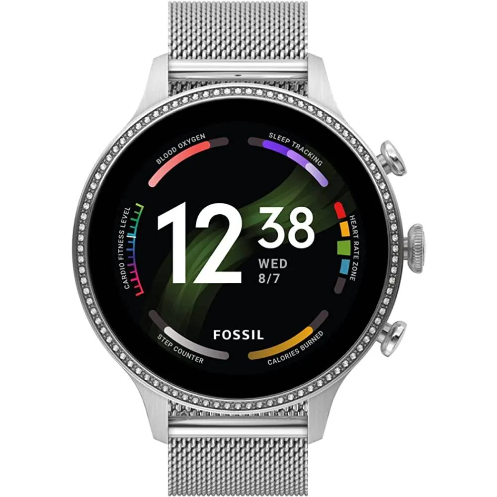 Fossil Gen 6 42mm Touchscreen Smartwatch with Alexa Built-In, Heart Rate, Blood Oxygen, GPS, Contactless Payments, Speaker, Smartphone Notifications | Multiple Colors