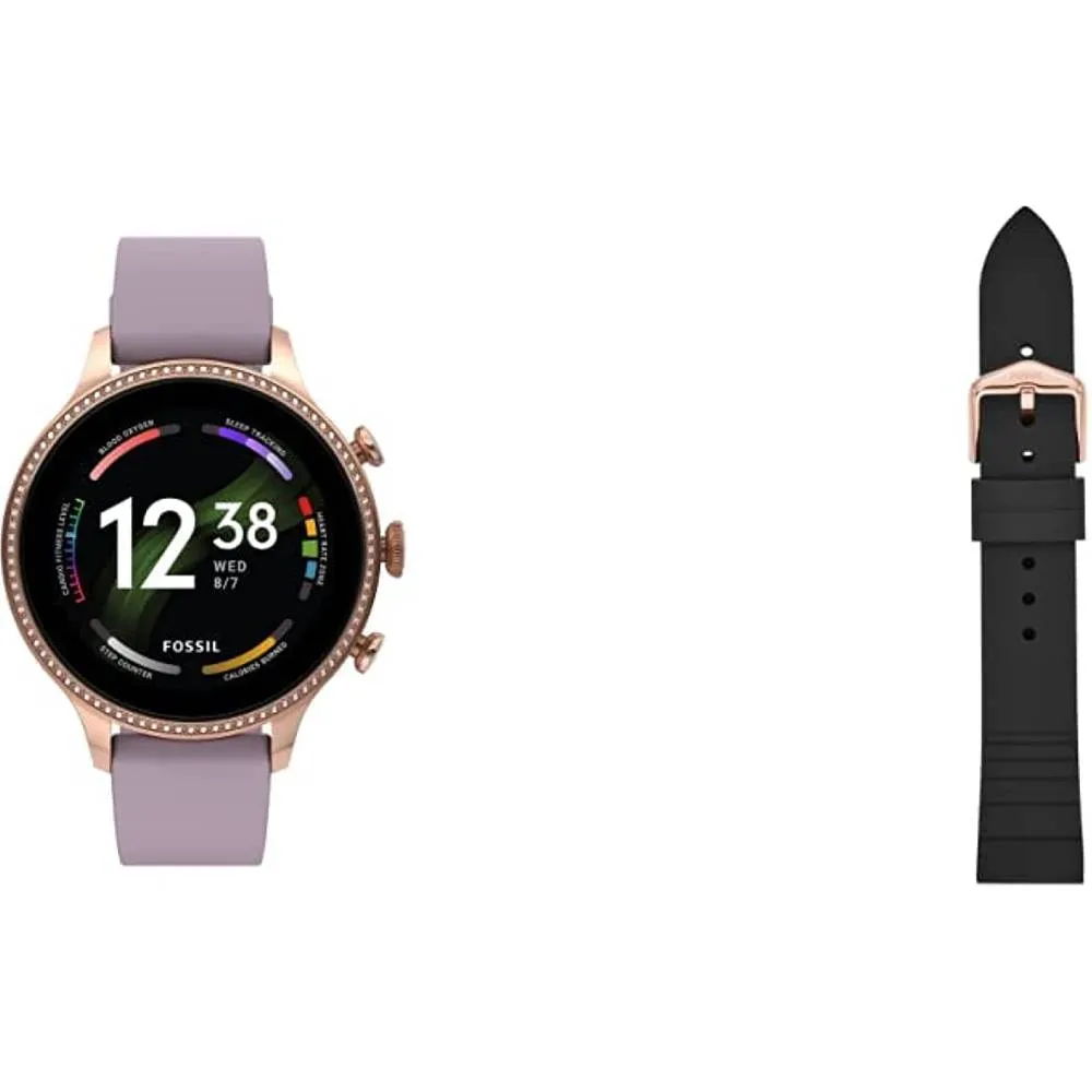 Fossil Gen 6 42mm Touchscreen Smartwatch with Alexa Built-In, Heart Rate, Blood Oxygen, GPS, Contactless Payments, Speaker, Smartphone Notifications | Multiple Colors