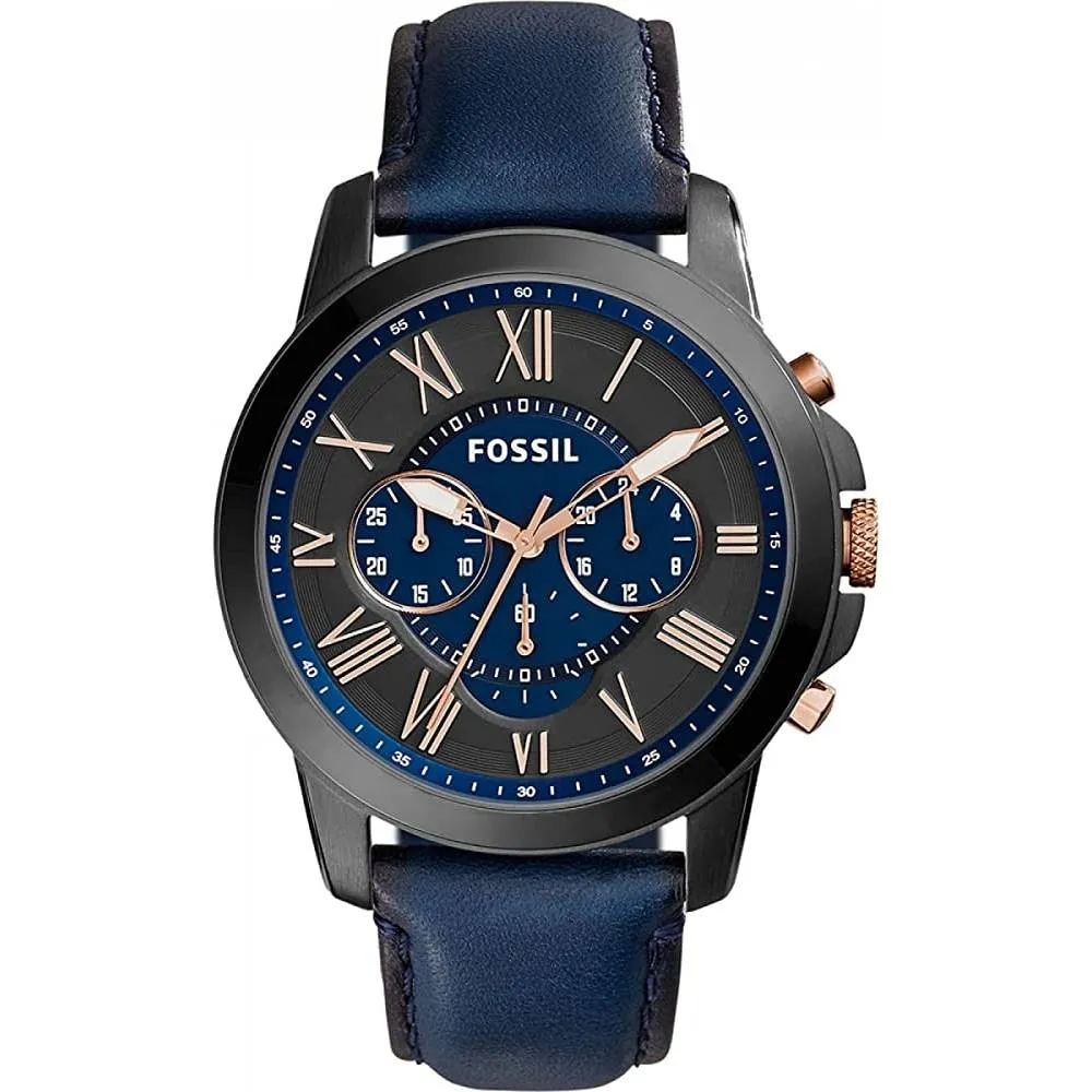Fossil Men's Grant Stainless Steel Quartz Chronograph Watch | Multiple Colors