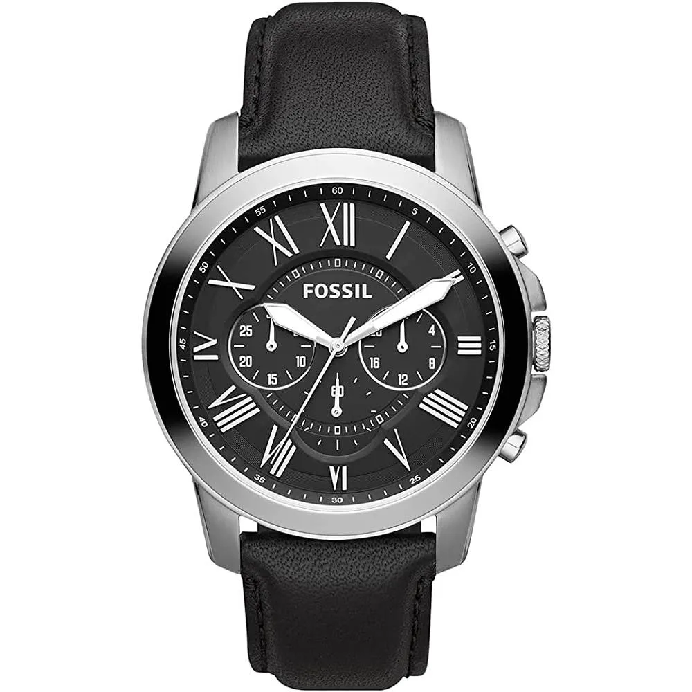 Fossil Men's Grant Stainless Steel Quartz Chronograph Watch | Multiple Colors