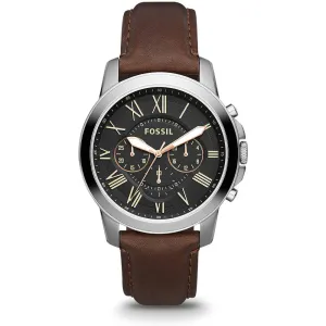 Fossil Men's Grant Stainless Steel Quartz Chronograph Watch | Multiple Colors