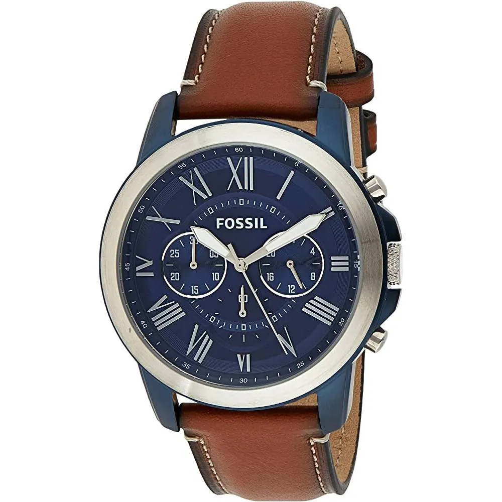 Fossil Men's Grant Stainless Steel Quartz Chronograph Watch | Multiple Colors