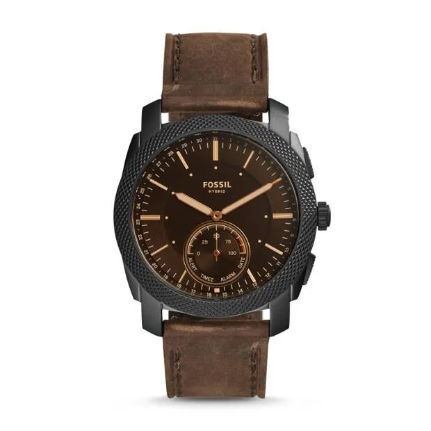 Fossil Q Machine Brown Hybrid Smartwatch