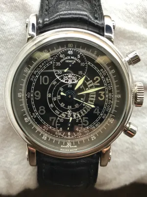Franck Muller Pulsometer 18K WG 7000 CC S 3645 Black Dial Automatic Men's Watch
