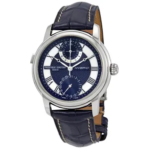 Frederique Constant Hybrid Navy Dial Manufacture Automatic Men's Smart Watch FC-750MCN4H6