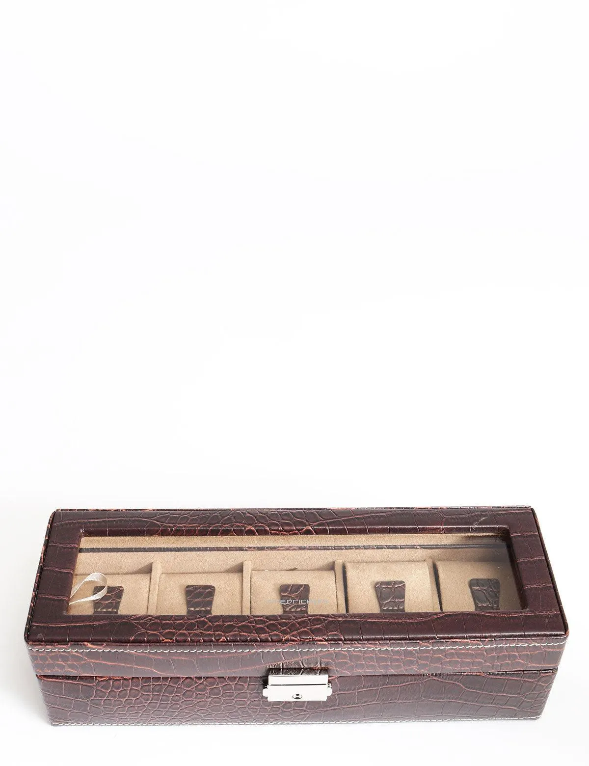 Friedrich23 watches holder Le Croc 5 seats Brown 96481-3