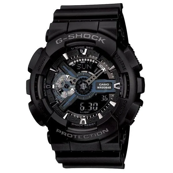 G-Shock Ana-digi World Time Black Dial Men's watch GA110-1B