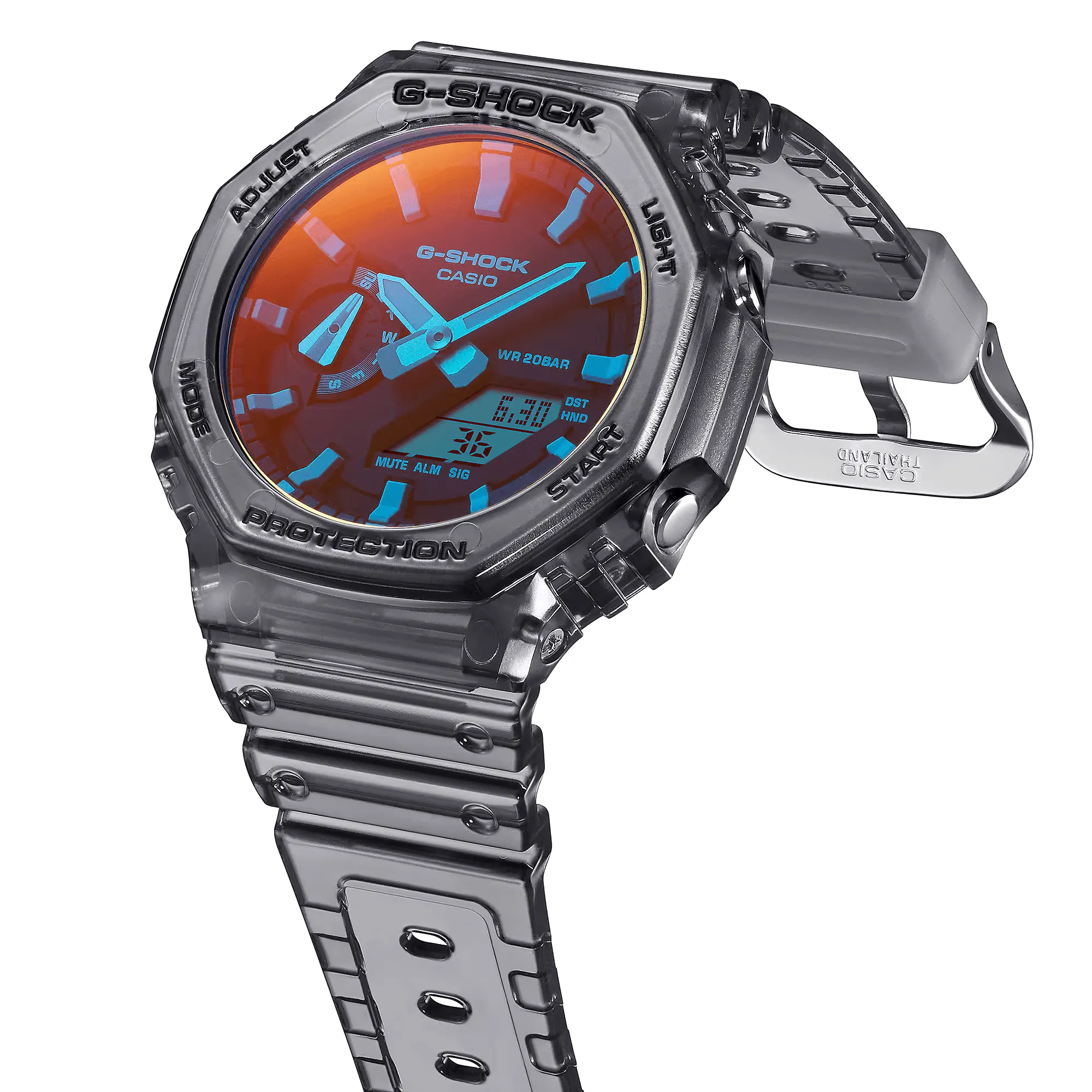 G-Shock Analog-Digital 2100 Series Solar Men's Watch GA2100TLS-8A