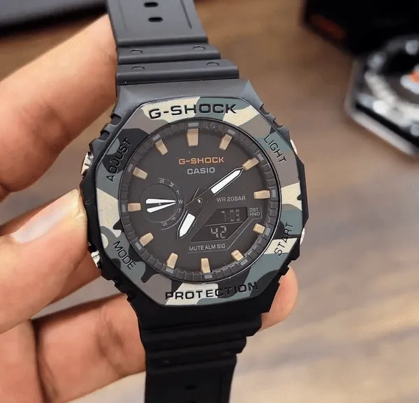 G-Shock GA-2100 Military Edition Analog Watch
