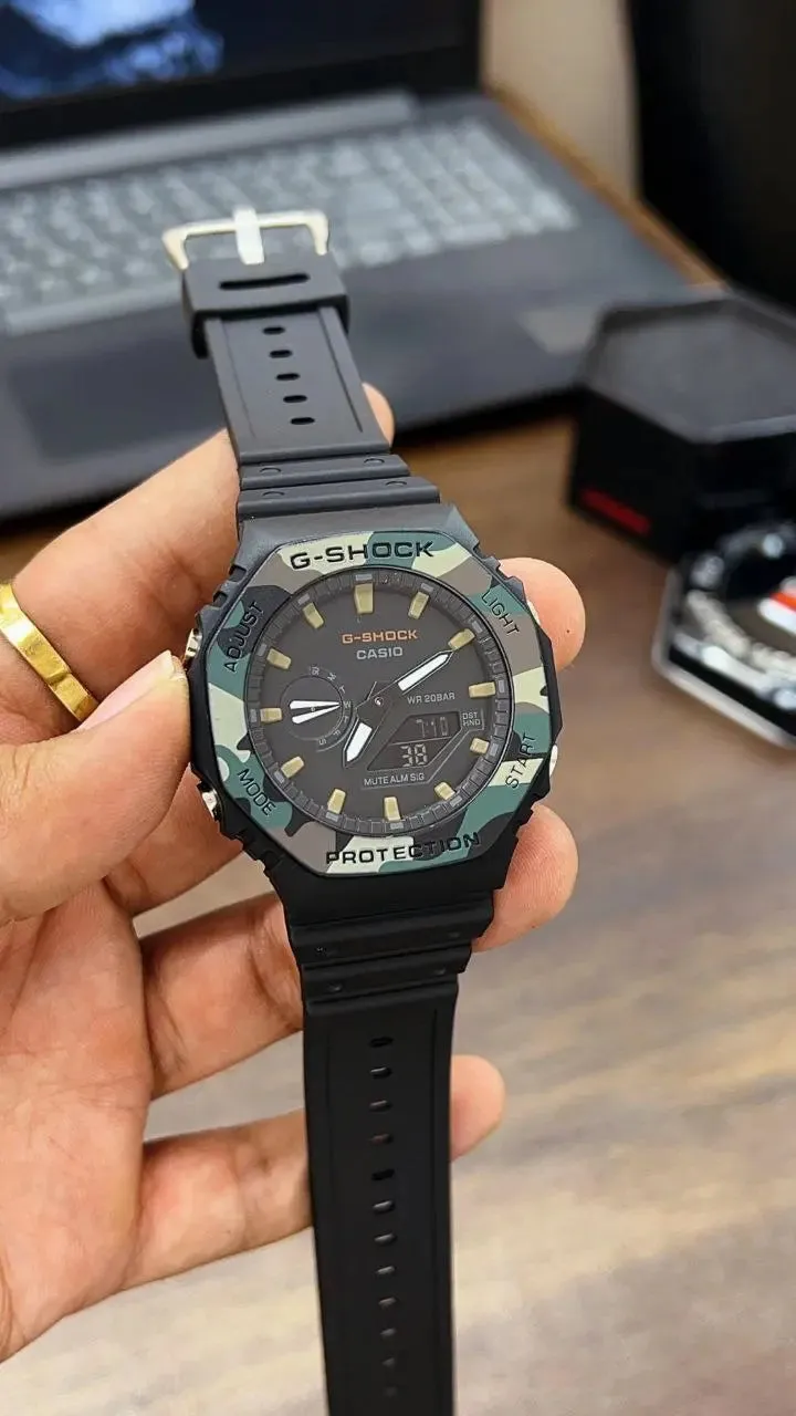 G-Shock GA-2100 Military Edition Analog Watch