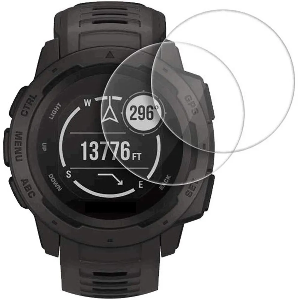 Garmin Instinct Crossover Solar Tactical Hybrid Smartwatch, Black w/ Accessories Bundle