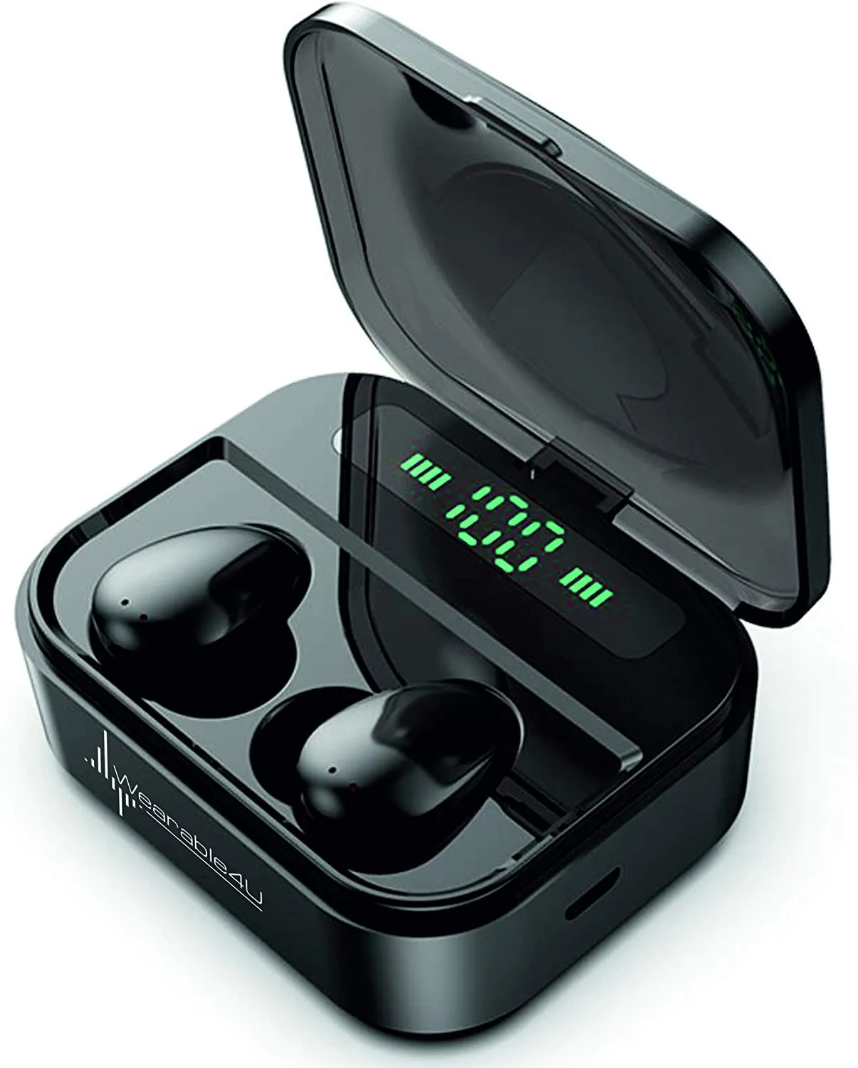 Garmin Vivomove 3 Luxe, Hybrid Smartwatch with Included Wearable4U Ultimate Black Earbuds with Charging PowerBank Case Bundle (Silver/Black, Milanese)