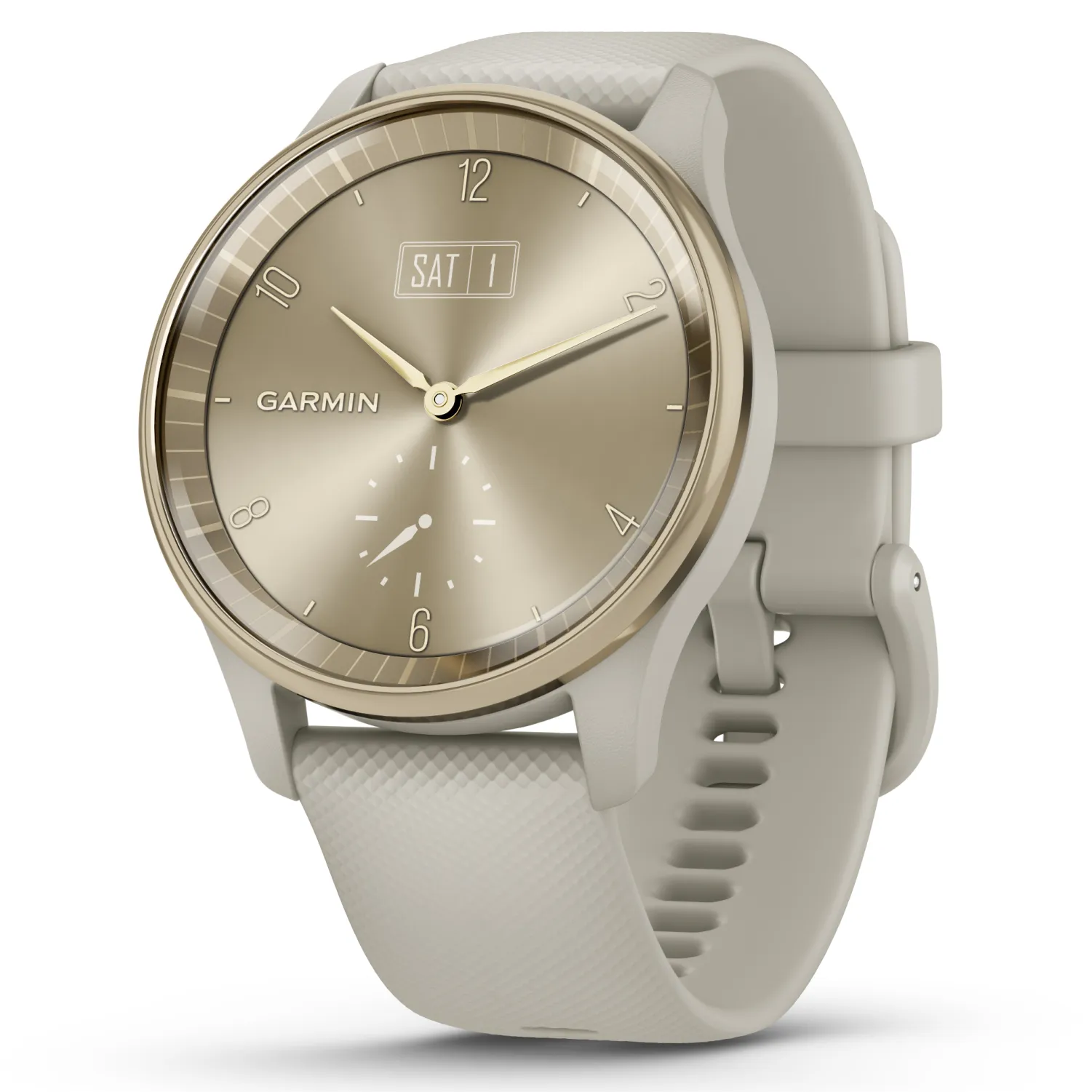Garmin vivomove Trend 40 mm Hybrid Smartwatch, Hybrid Watch - 2023 Unisex Stylish Analog Fitness Watch with Touchscreen