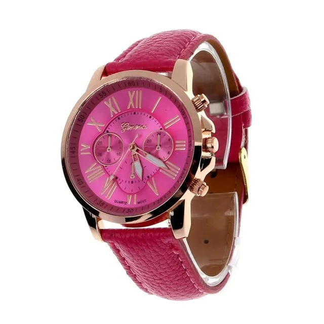 Geneva Brand Watches Women Casual Numeral Wrist Watch