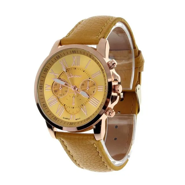 Geneva Brand Watches Women Casual Numeral Wrist Watch