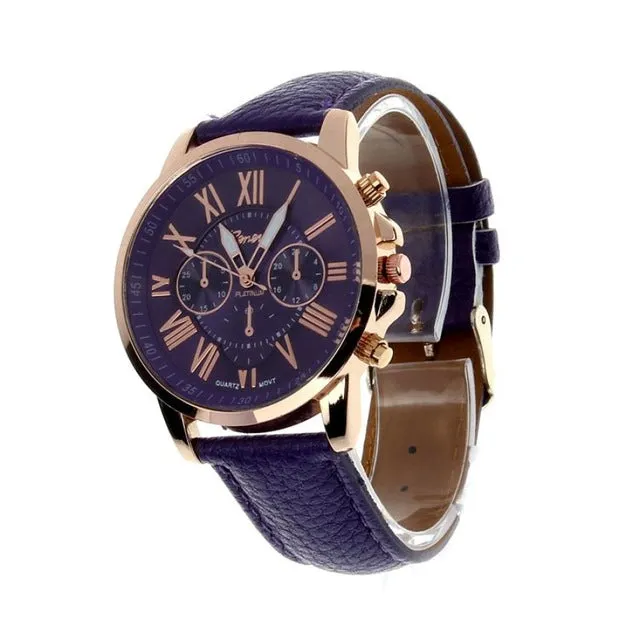 Geneva Brand Watches Women Casual Numeral Wrist Watch