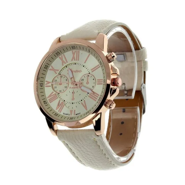 Geneva Brand Watches Women Casual Numeral Wrist Watch