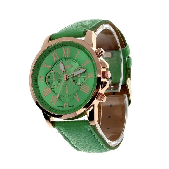 Geneva Brand Watches Women Casual Numeral Wrist Watch