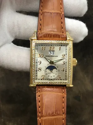 Girard Perregaux Vintage 1945 2580 Silver Dial Automatic Men's Watch