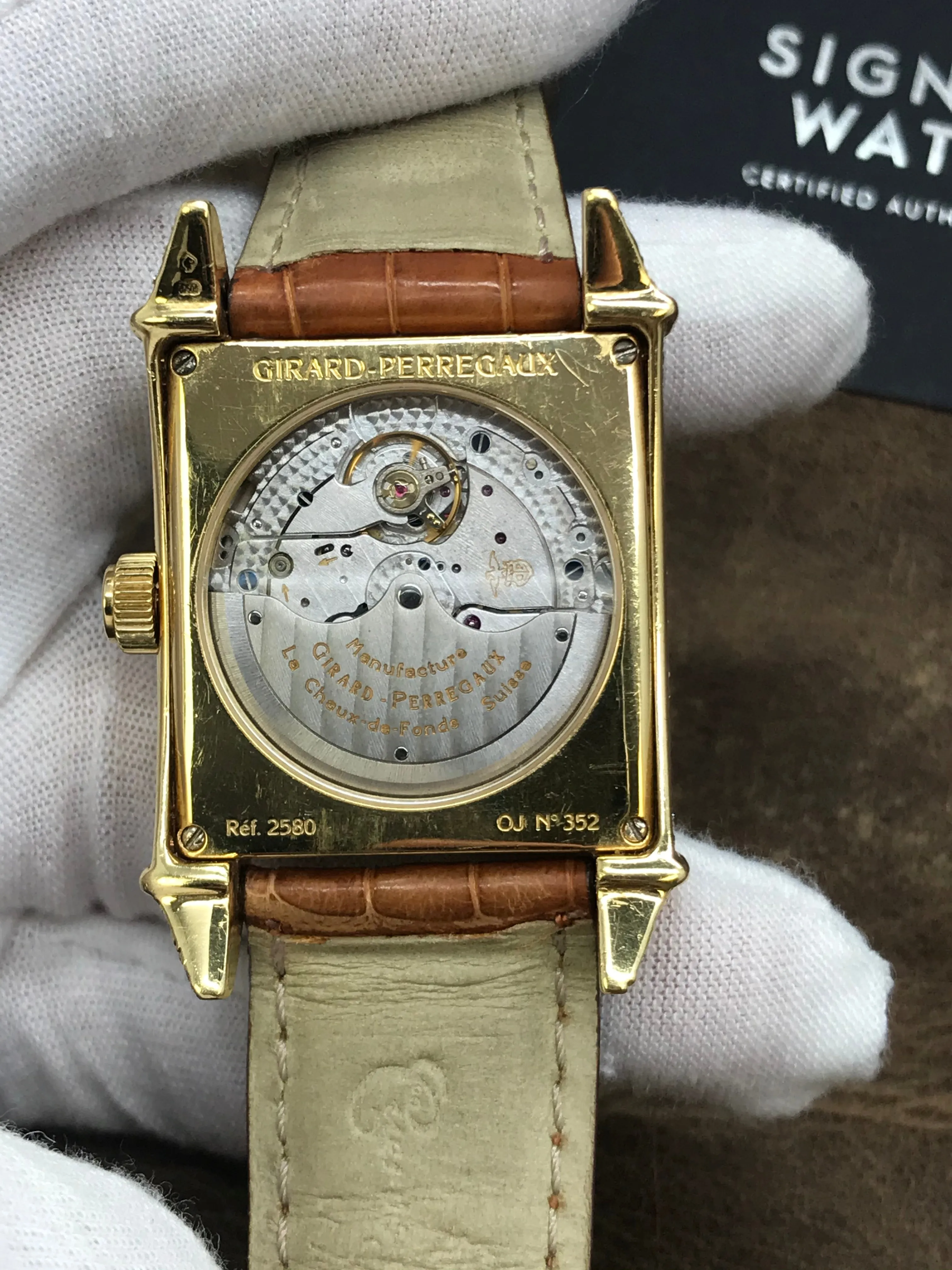 Girard Perregaux Vintage 1945 2580 Silver Dial Automatic Men's Watch
