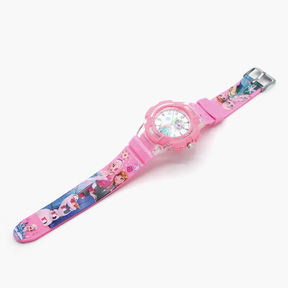 Girls Analog Watch - Light Pink